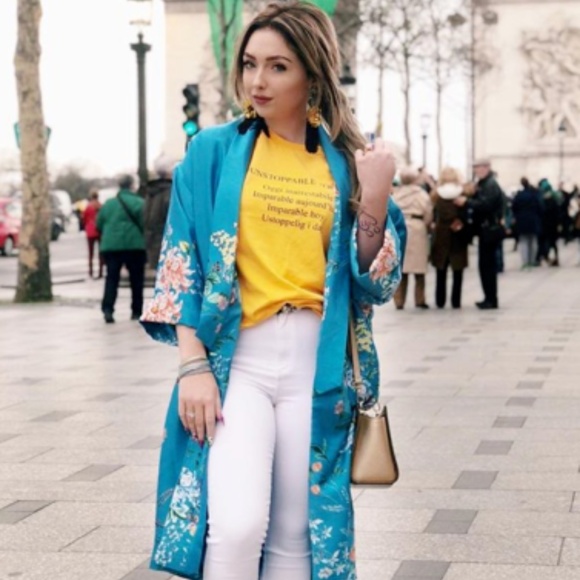 Zara Floral Print Kimono - Picture 5 of 8